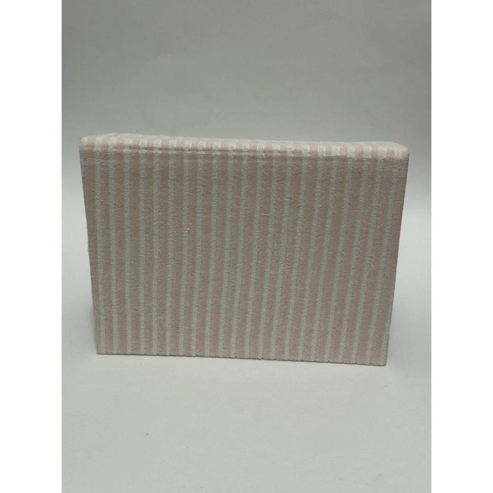 Baby Brag Book Holds (96 ) 4x6 Photos Pink & White stripe Album NEW IN BOX